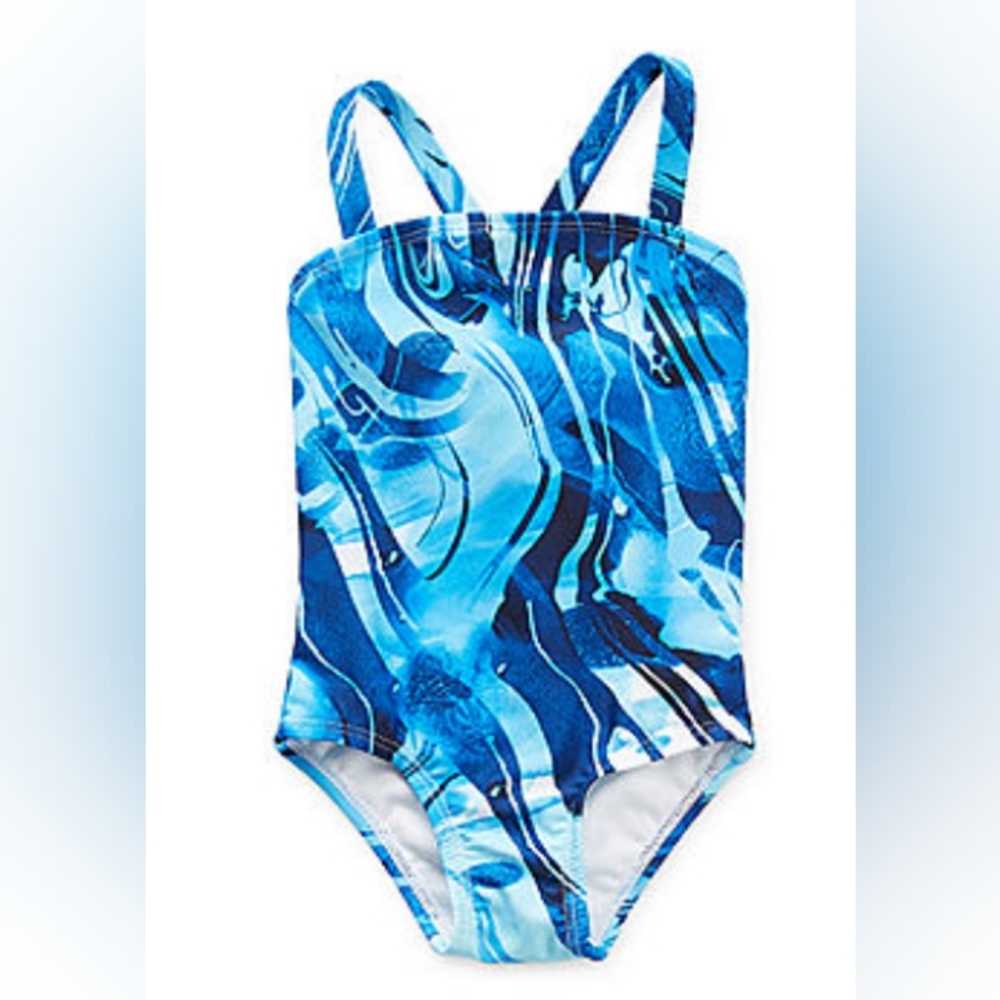 NEW!! Peyton & Parker Family Swim Baby Girls Tie Dye One Piece Swimsuit